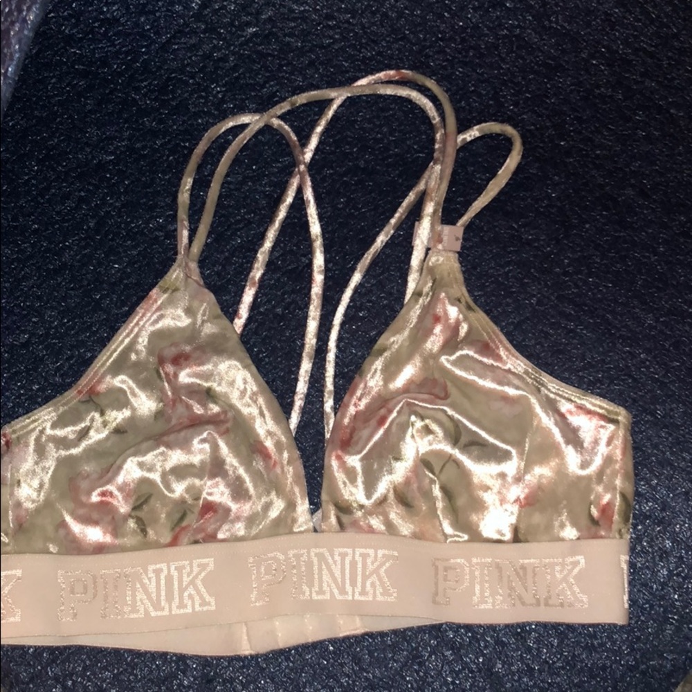 PINK unlined Bralette - Picture 1 of 4